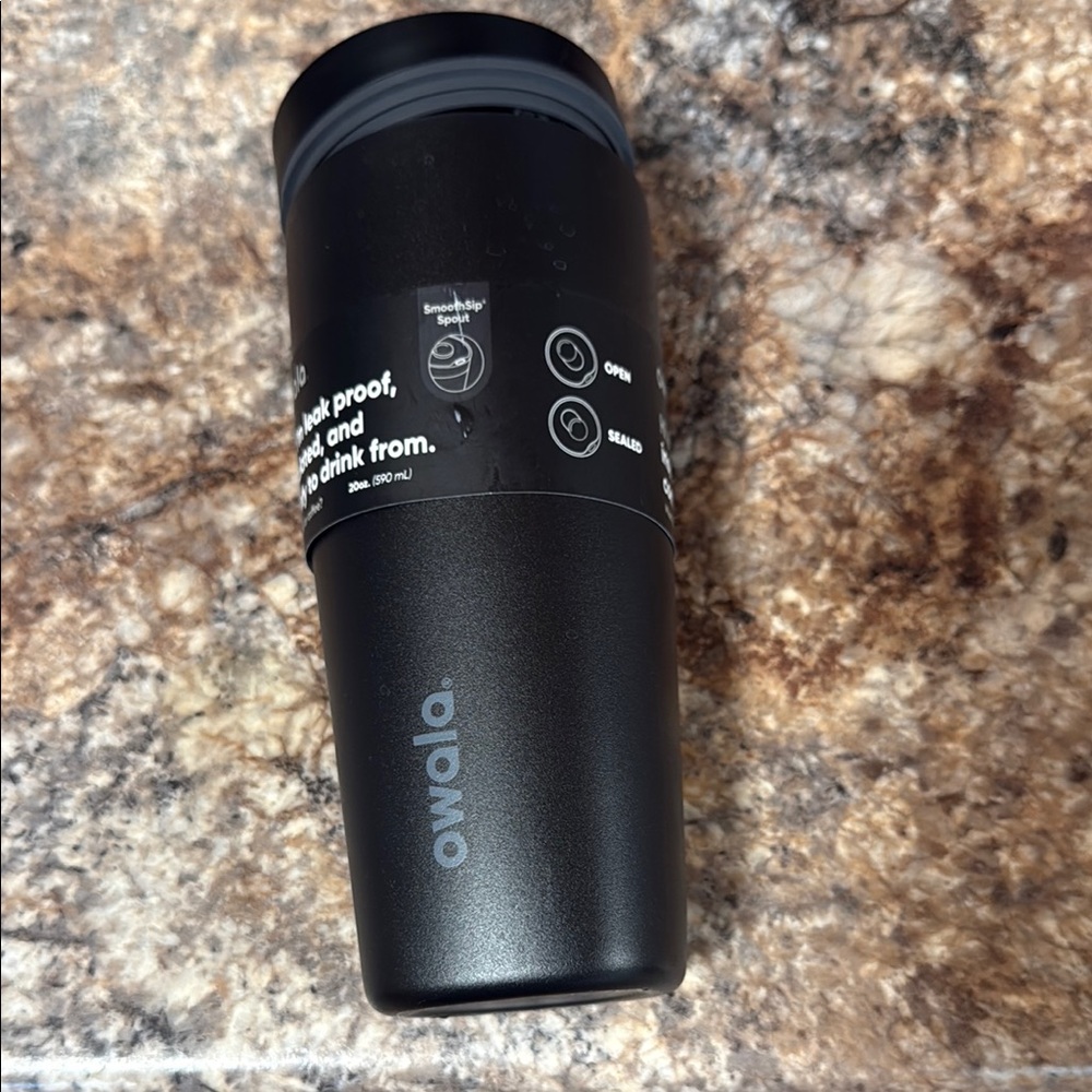 Owala Black Leak-Proof Travel Mug